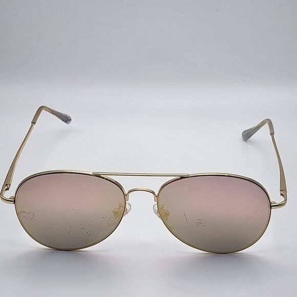 Sojos Gold & Pink Reflective Lense Sunglasses - Picture 1 of 12